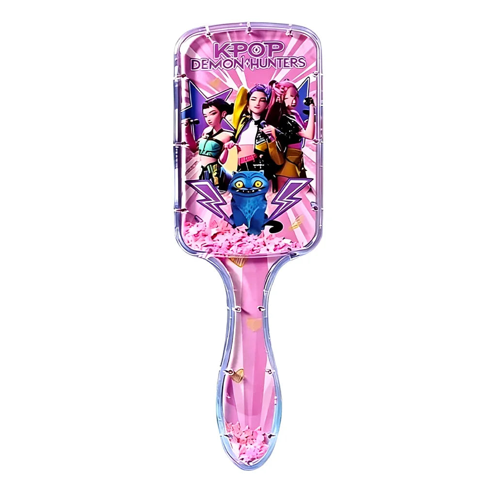 Anime Air Cushion Massage Comb – Cartoon Detangling Hair Brush for Girls