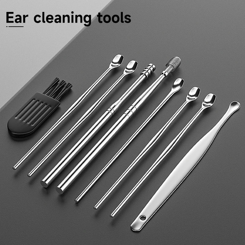 Ear Cleaner Camera 4.2mm HD1080P Digital Ear Cleaning Endoscope WiFi Visual Ear Pick Video Ear Spoon 6LEDs Ear Wax Removal Tool
