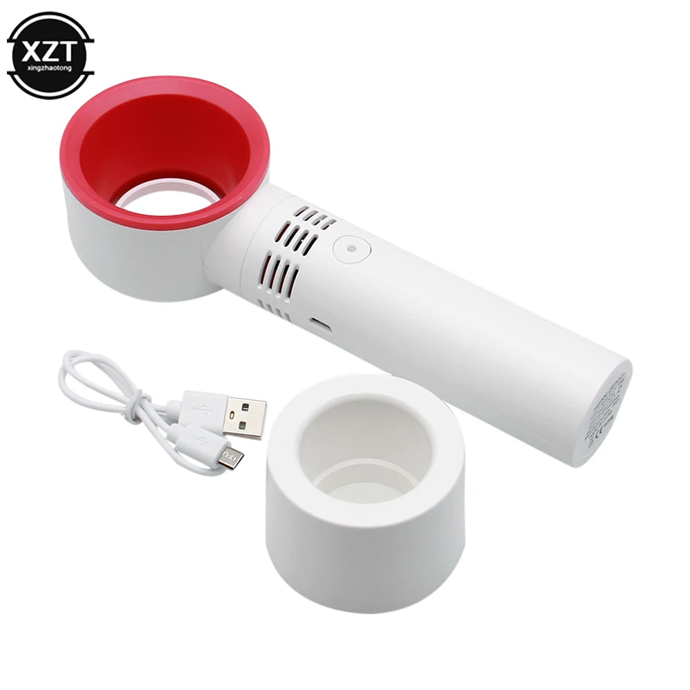 Portable USB Rechargeable Bladeless Mini Fan – Ultra-Quiet Handheld Cooler