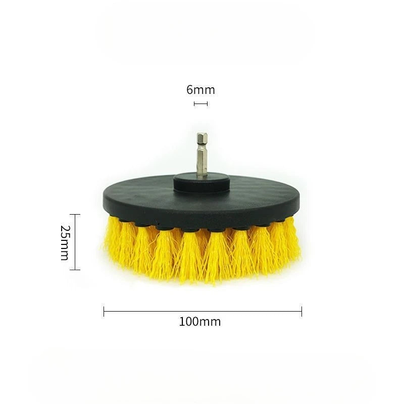 Electric Drill Scrubber Brush Kit – Multi-Surface Cleaning Brushes for Car & Home