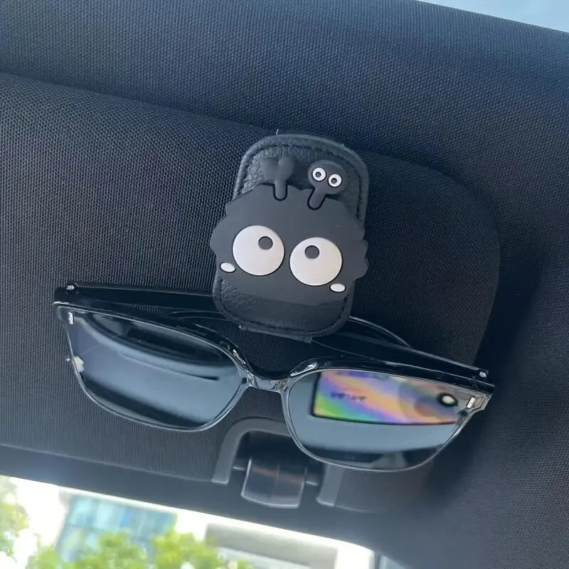 Magnetic Car Sun Visor Glasses Holder Clip – Cute Elf Design