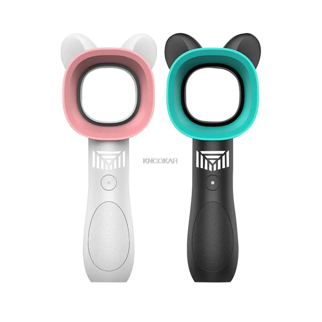 Cute Cat USB Rechargeable Mini Leafless Fan – 3-Speed Portable Cooler