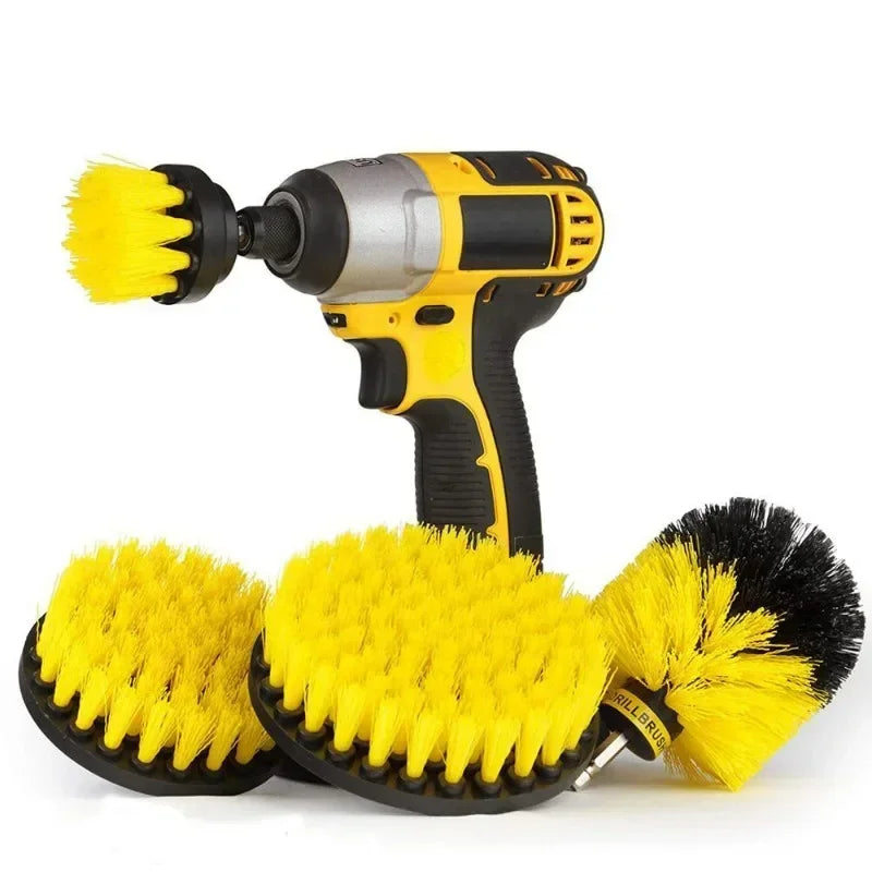 Electric Drill Scrubber Brush Kit – Multi-Surface Cleaning Brushes for Car & Home
