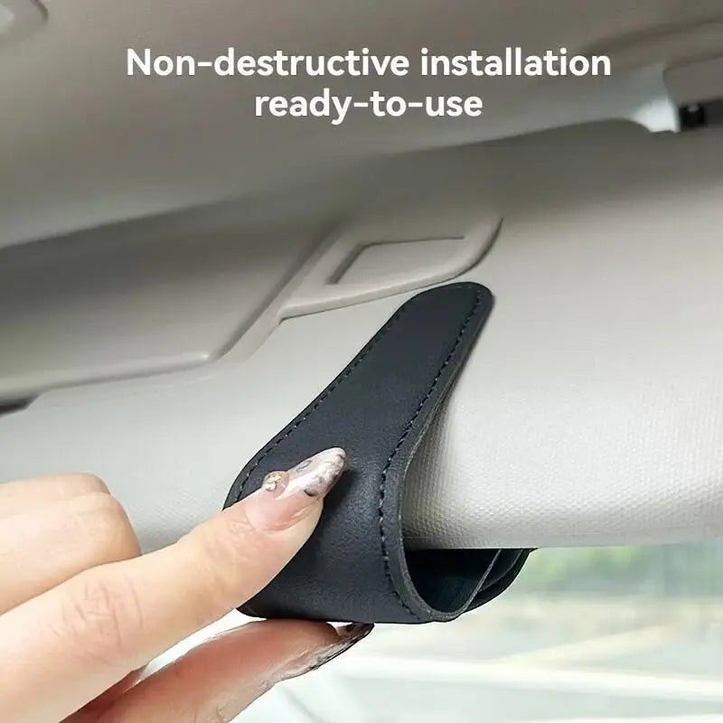Magnetic Car Sun Visor Glasses Holder Clip – Cute Elf Design