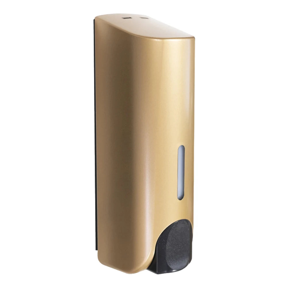 350ml Wall-Mounted Shampoo & Soap Dispenser with Clear Window