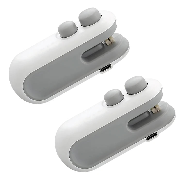2-in-1 Rechargeable Mini Bag Sealer with Cutter & Magnet