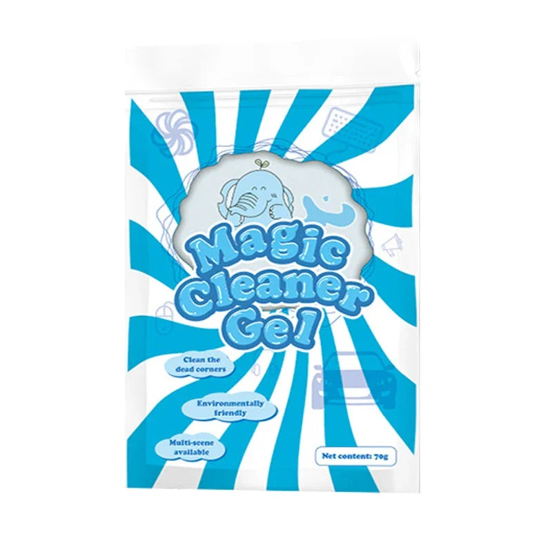 Car Interior Dust Removal Cleaning Gel – Reusable Magic Slime for Keyboard & Dashboard