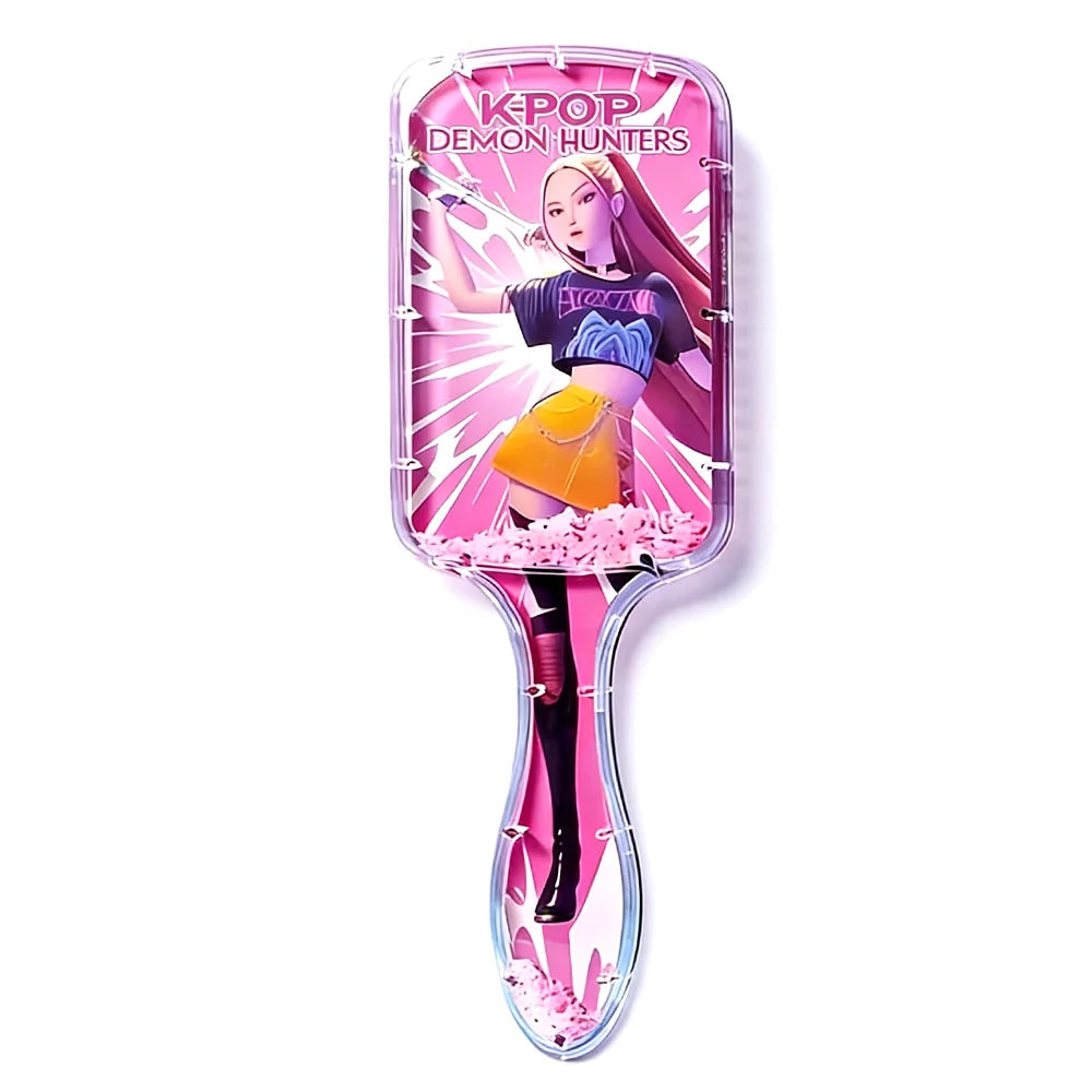 Anime Air Cushion Massage Comb – Cartoon Detangling Hair Brush for Girls
