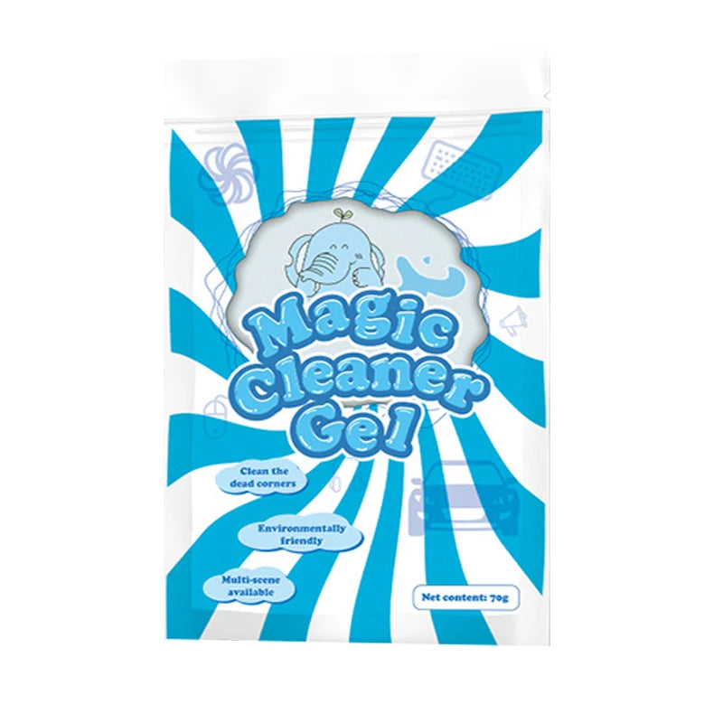 Car Interior Dust Removal Cleaning Gel – Reusable Magic Slime for Keyboard & Dashboard