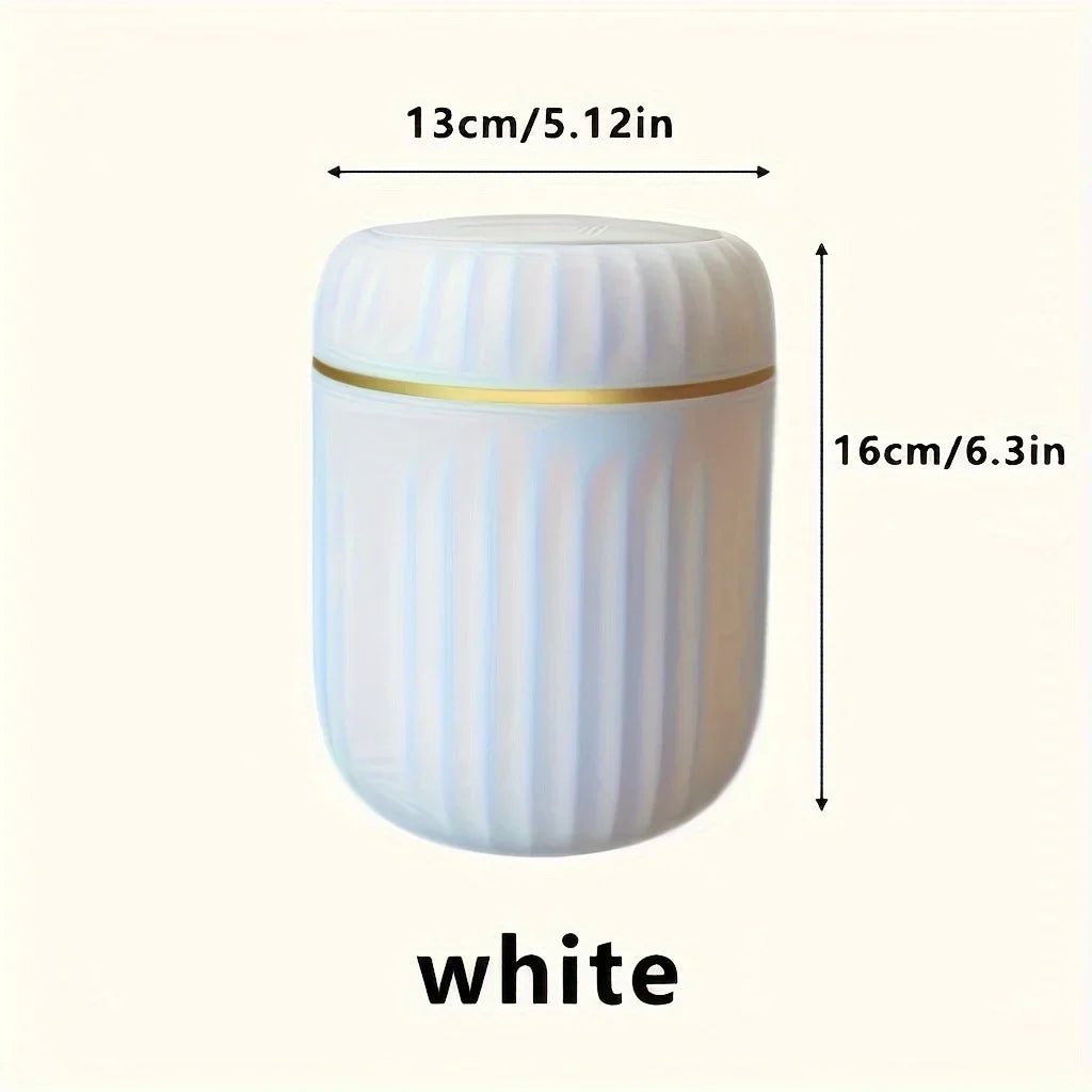 Mini Desktop Trash Can with Lid – Office & Bedroom Waste Bin Organizer