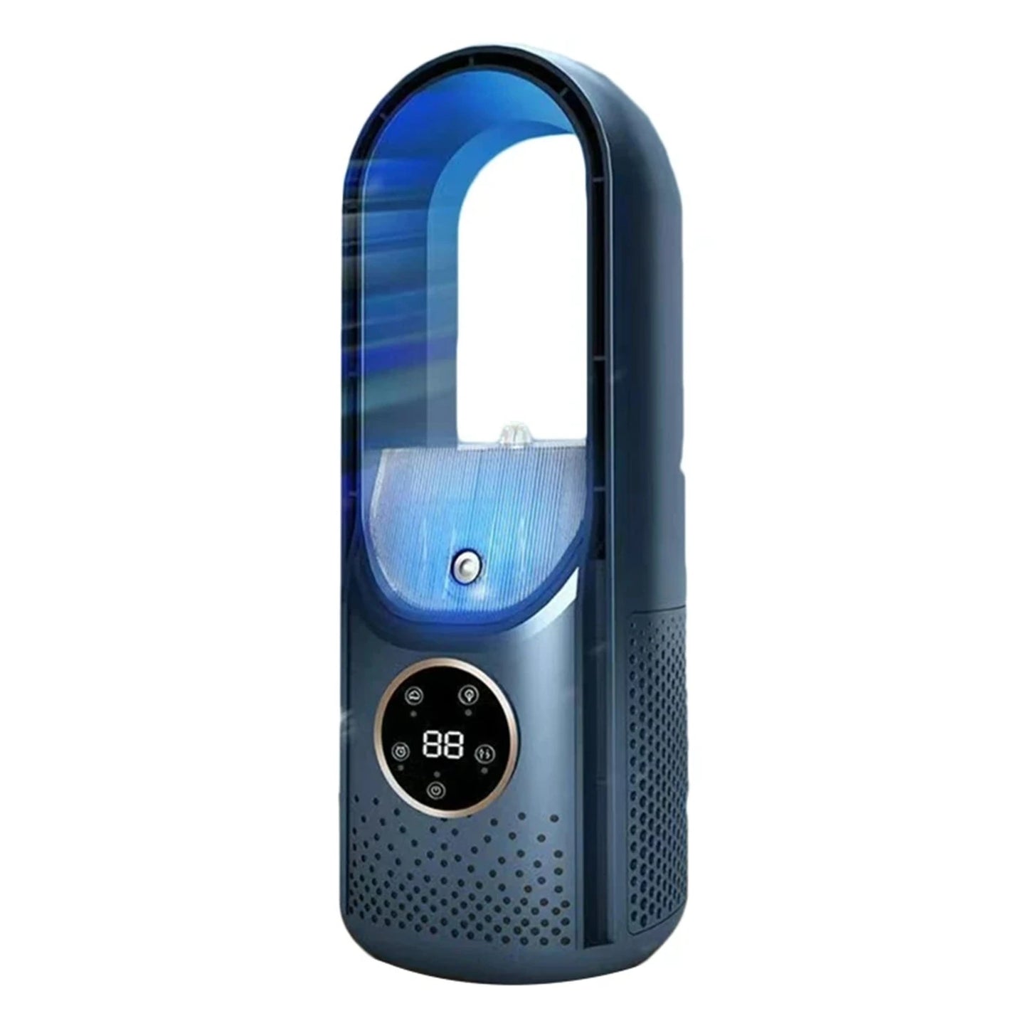Portable USB Air Cooler Fan with Humidifier – 6-Speed Silent Cooling