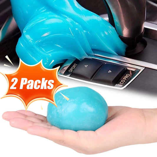 Car Interior Dust Removal Cleaning Gel – Reusable Magic Slime for Keyboard & Dashboard