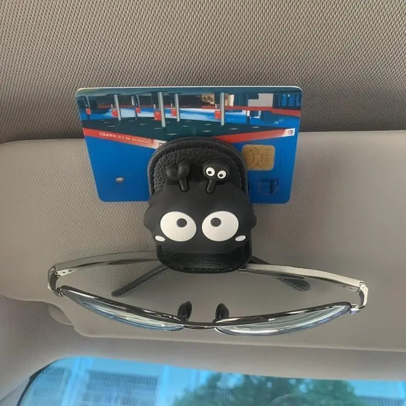 Magnetic Car Sun Visor Glasses Holder Clip – Cute Elf Design