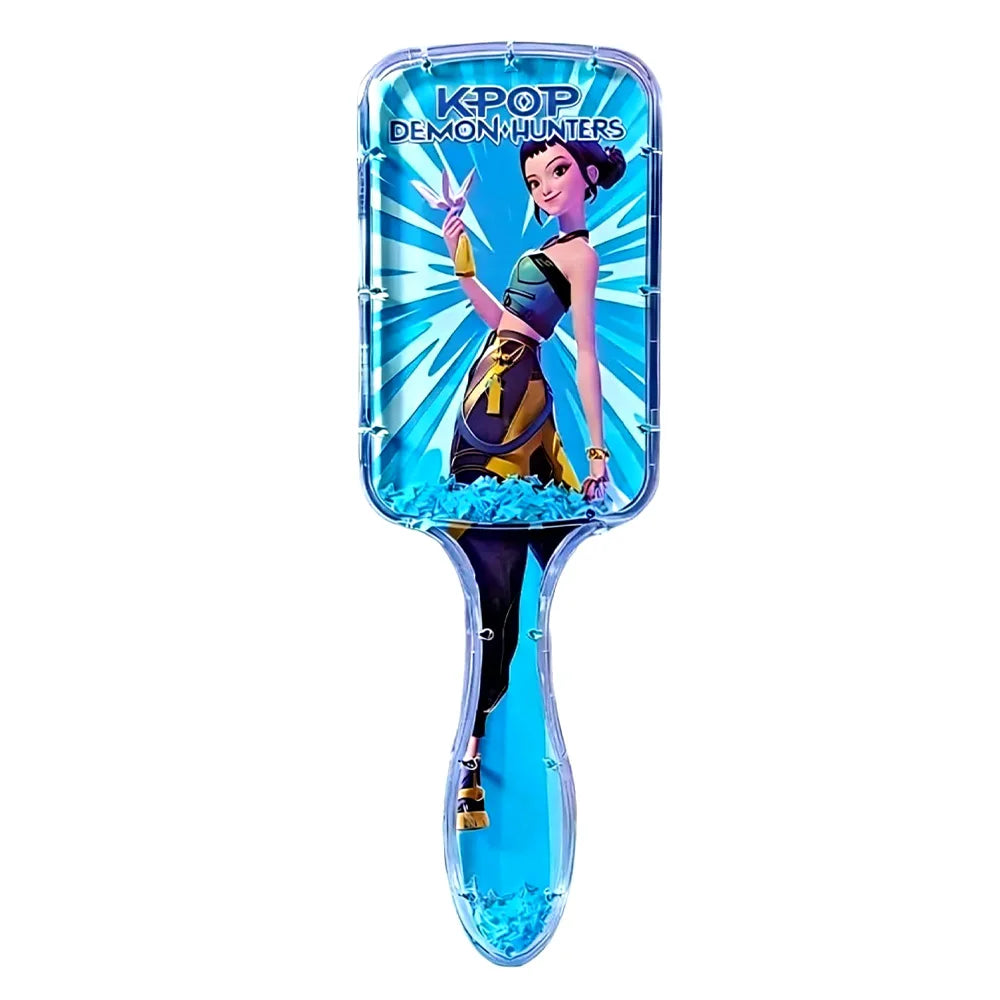 Anime Air Cushion Massage Comb – Cartoon Detangling Hair Brush for Girls