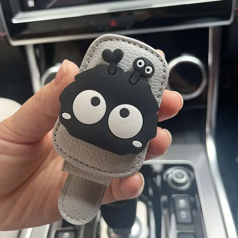 Magnetic Car Sun Visor Glasses Holder Clip – Cute Elf Design