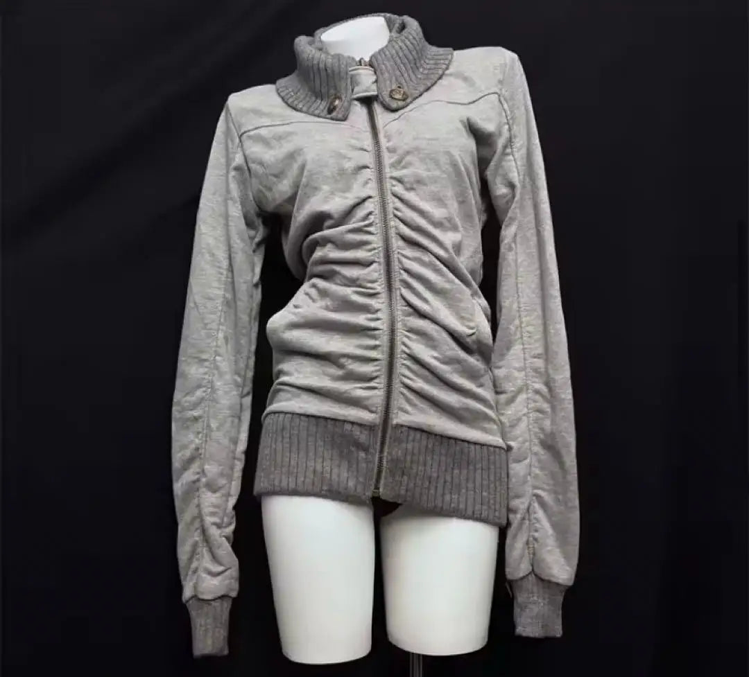 Women’s Y2K Oversized Zip-Up Hoodie – Retro Turtleneck Street Style Jacket