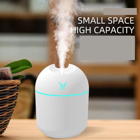 250ml USB Mini Air Humidifier & Aroma Essential Oil Diffuser with LED Light