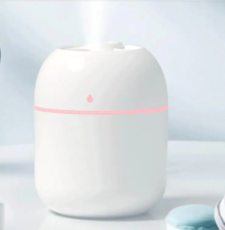 250ml USB Mini Air Humidifier & Aroma Essential Oil Diffuser with LED Light