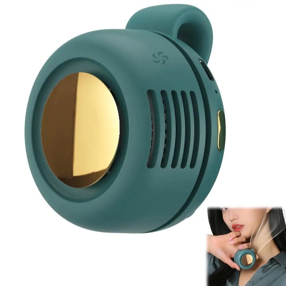 Portable USB Leafless Mini Fan – Silent Rechargeable
