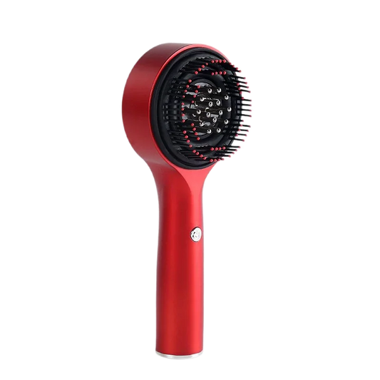 Electric Red Light Scalp Massage Comb Hair Growth Brush with Vibration Therapy Oil Applicator for Anti Hair Loss and Scalp Care