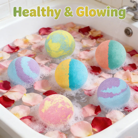 Kids Bath Bombs – Gentle Cleansing, Moisturizing & Relaxing Bubble Bath Balls