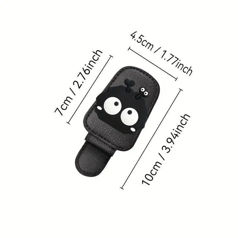 Magnetic Car Sun Visor Glasses Holder Clip – Cute Elf Design